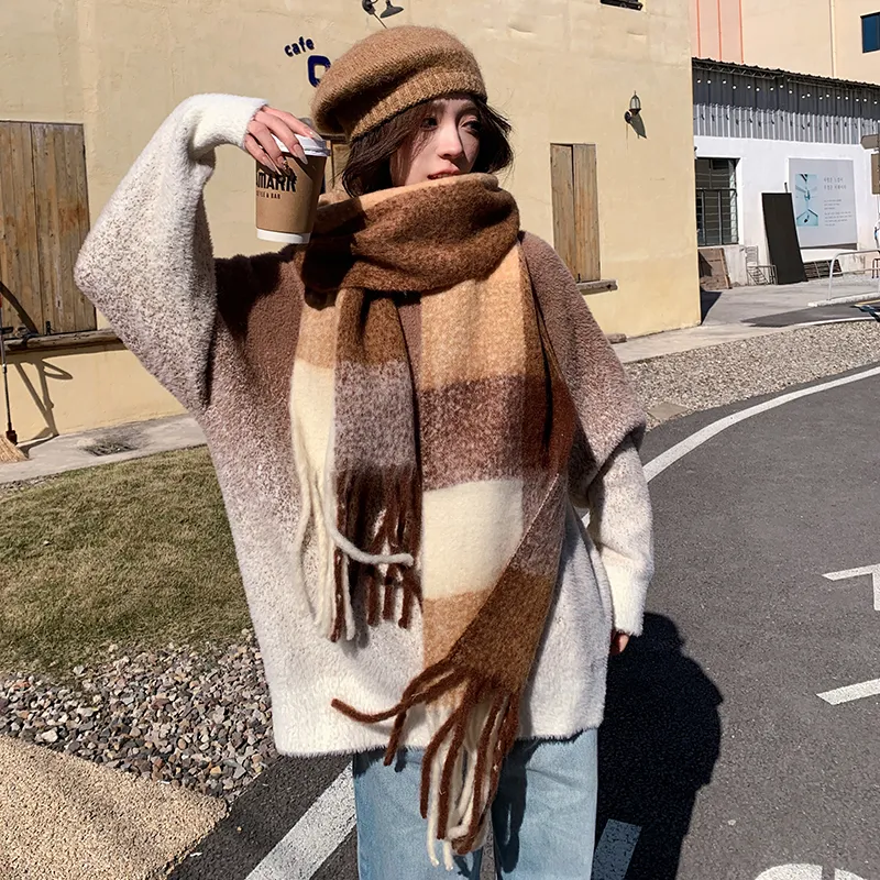 Shanghai Story Knit Scarves Unisex-25