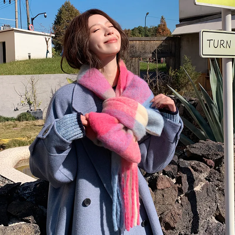 Shanghai Story Knit Scarves Unisex-10