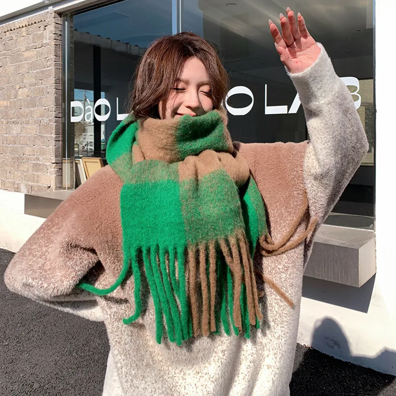 Shanghai Story Knit Scarves Unisex-21