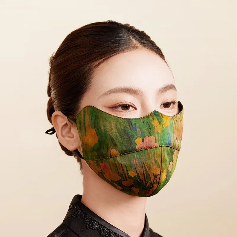 Shanghai Story Mulberry Silk Sun Protection Masks Unisex-3