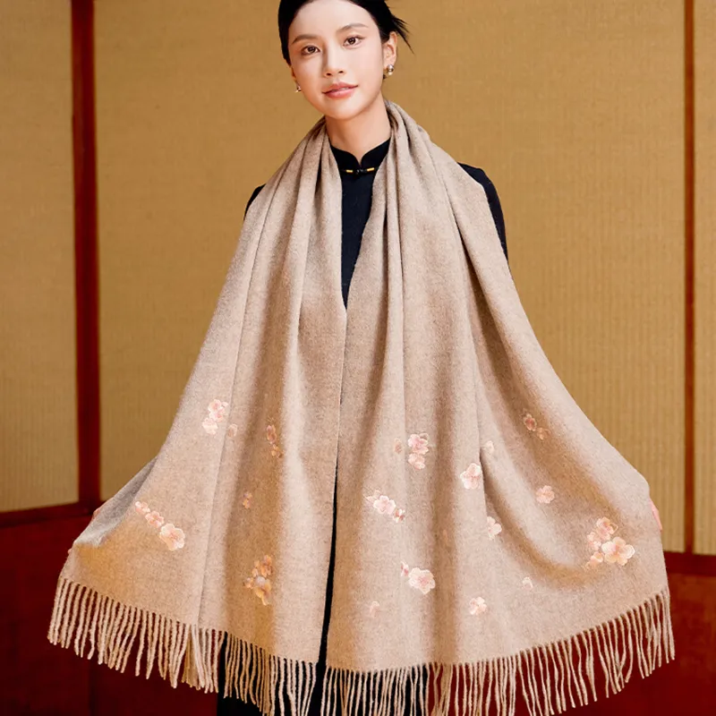 Shanghai Story Sheep Wool Shawls Women's Multicolor-10