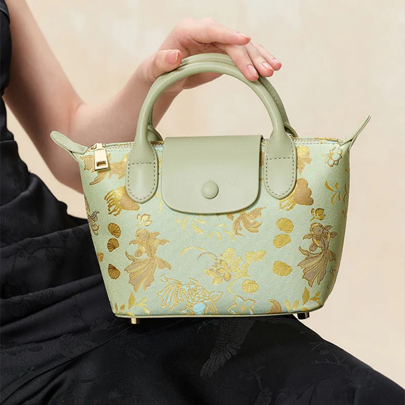 Shanghai Story Mulberry Silk Handbag Regular Women's-1