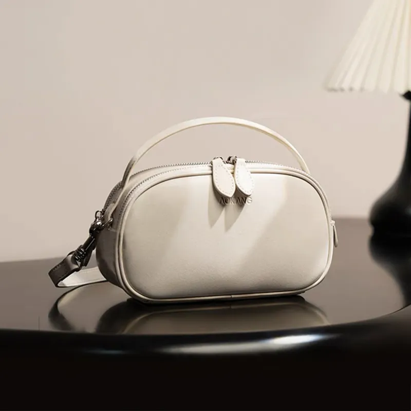 AOKANG Cow Leather Shoulder Bag Crossbody Bag Handbag Mini Women's Multicolor-3