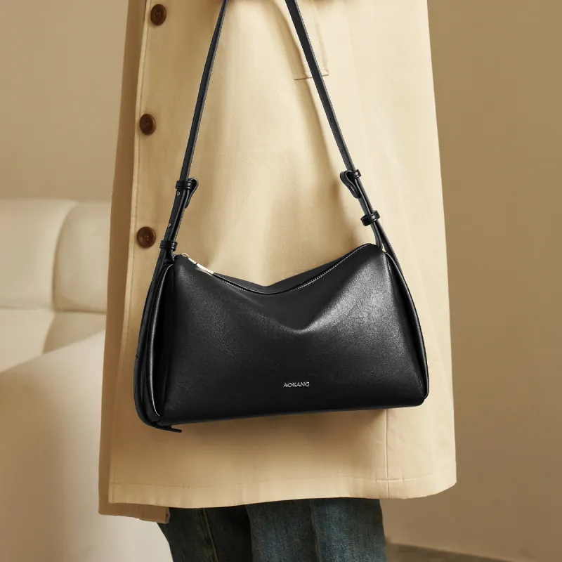 AOKANG Cow Leather Shoulder Bag Messenger Bag Women's Multicolor-8