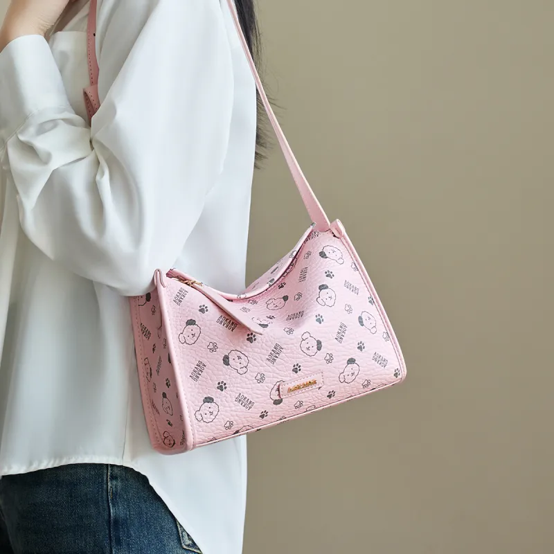 AOKANG PVC Pillow Bag, Underarm Shoulder Bag, Crossbody Bag Medium Size Women's Multicolor-6
