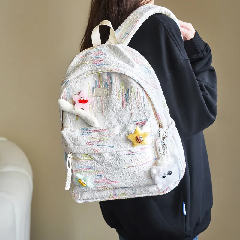 AOKANG Fabric Backpack Laptop Bag Tubas Women's-5