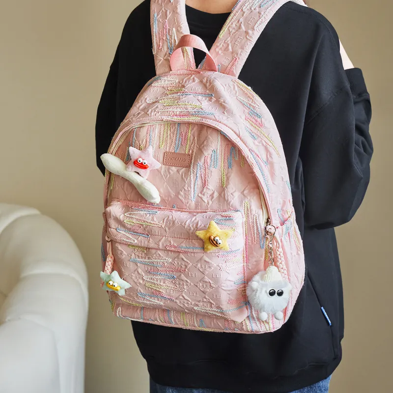 AOKANG Fabric Backpack Laptop Bag Tubas Women's-2