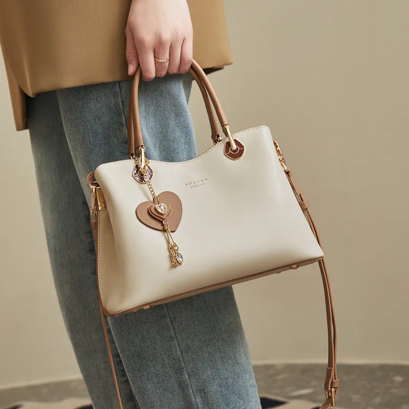 AOKANG Cow Leather Tote Handbag, Underarm Bag, Shoulder Bag, Crossbody Bag Tubas Women's Multicolor-9