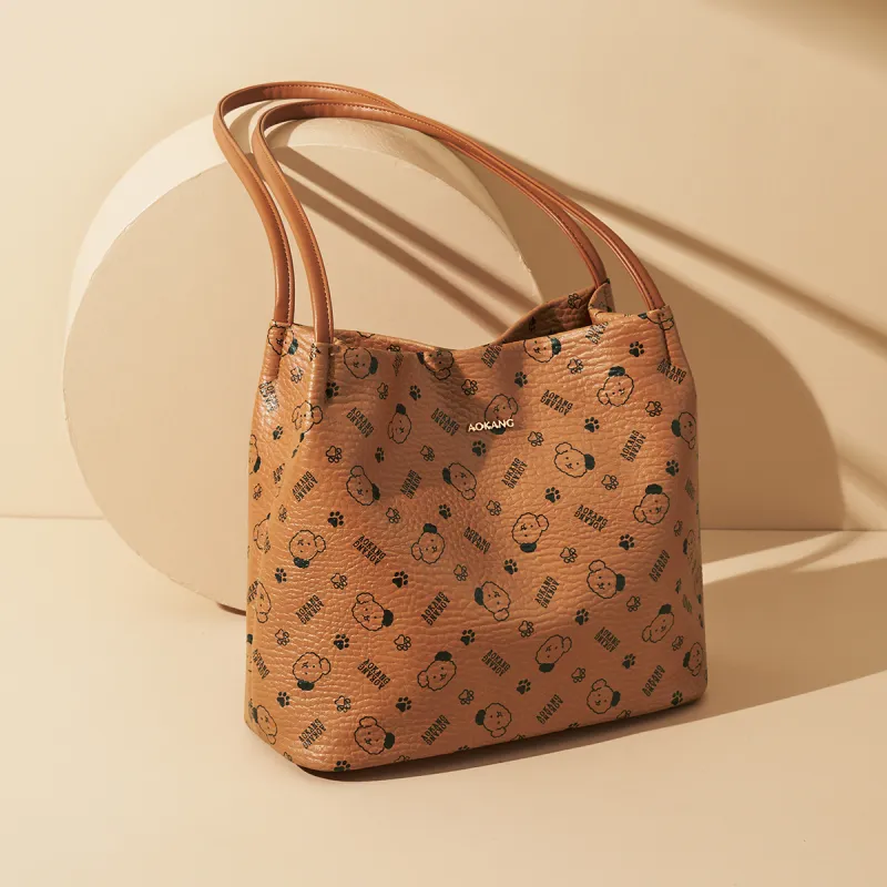 AOKANG PVC Tote Bag, Shopping Bag, Underarm Bag, Shoulder Bag Regular Women's Multicolor-3