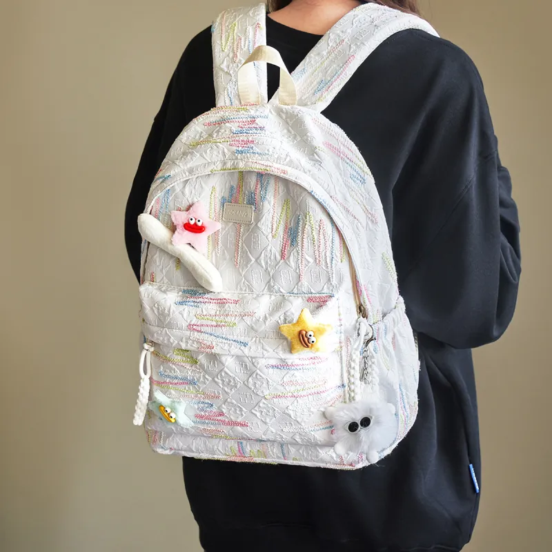 AOKANG Fabric Backpack Laptop Bag Tubas Women's-6