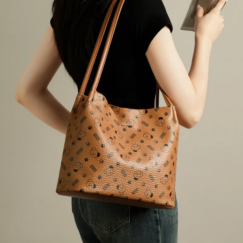 AOKANG PVC Tote Bag, Shopping Bag, Underarm Bag, Shoulder Bag Regular Women's Multicolor-1