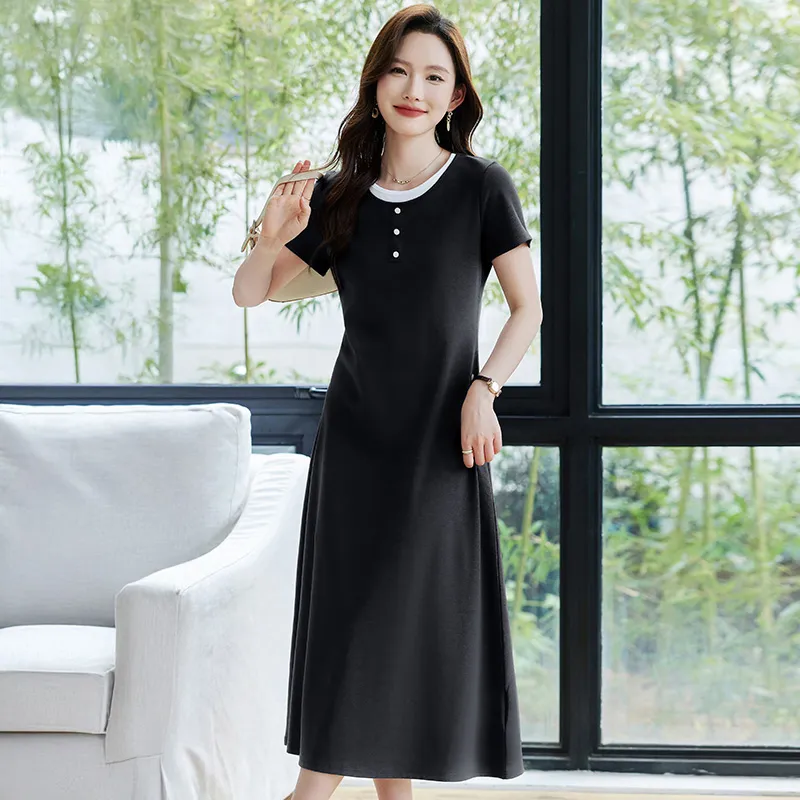 RUMMANDY Short Sleeved Dress Women's-16