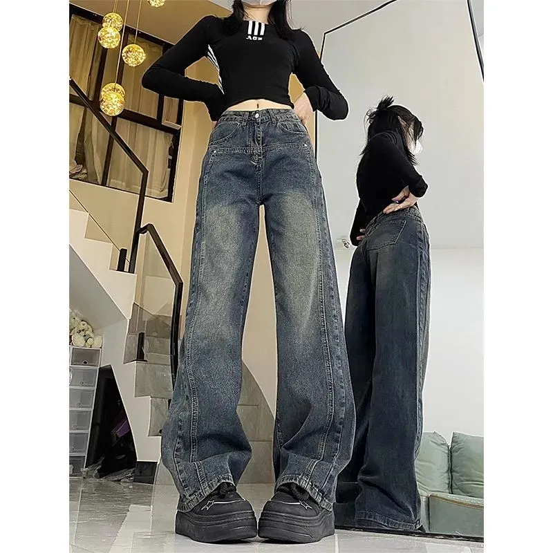 RUMMANDY Jeans Women's Vintage Blue-6