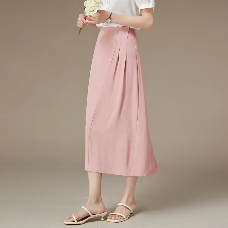 RUMMANDY Casual Long Skirts Women's-11