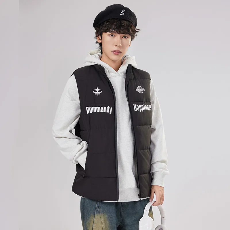 RUMMANDY Vests Unisex Black-4