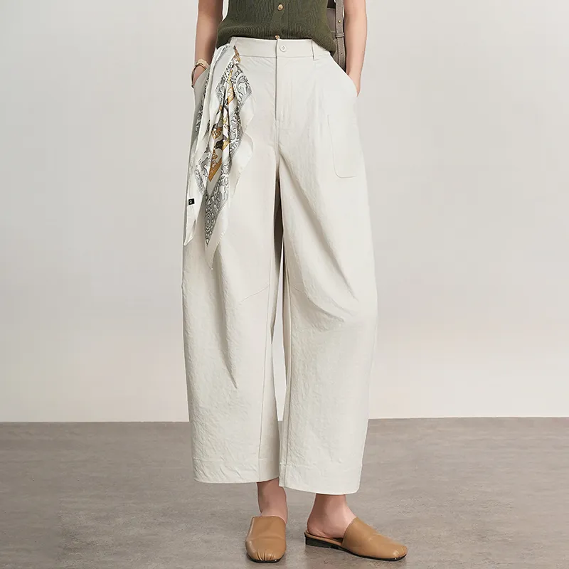 RUMMANDY Casual Pants Women's Ecru-2