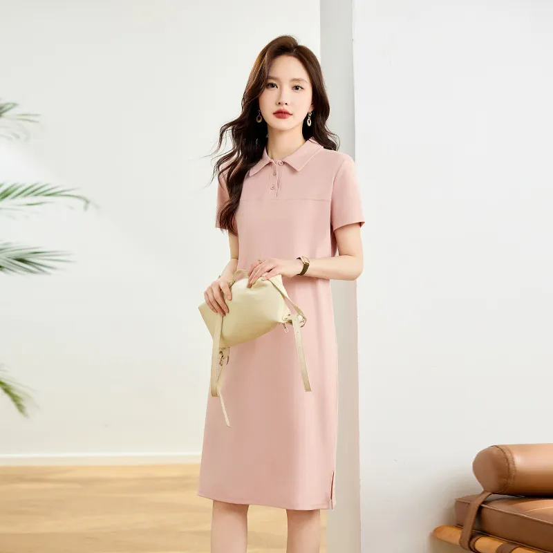 RUMMANDY Short Sleeved Dresses Women's-16