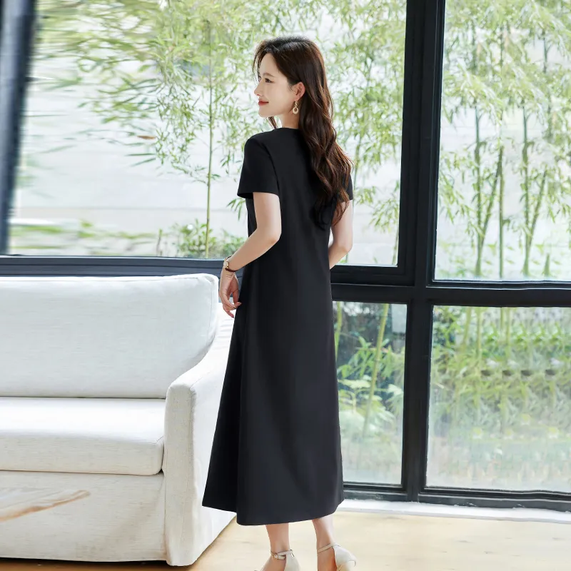 RUMMANDY Short Sleeved Dress Women's-13