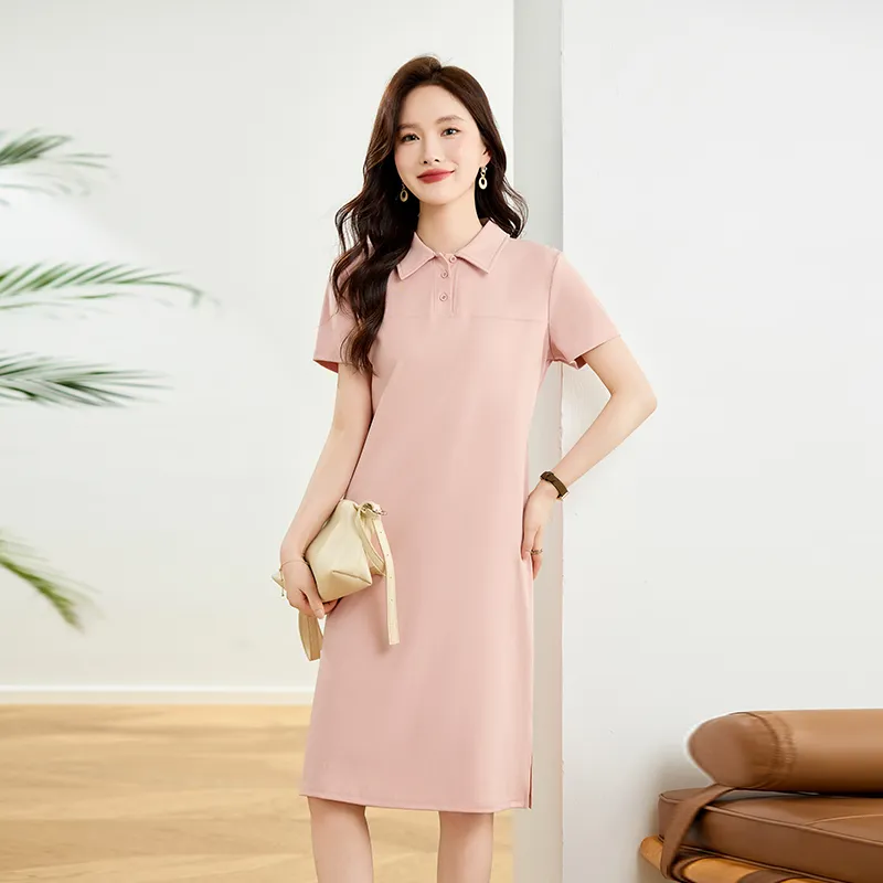 RUMMANDY Short Sleeved Dresses Women's-17