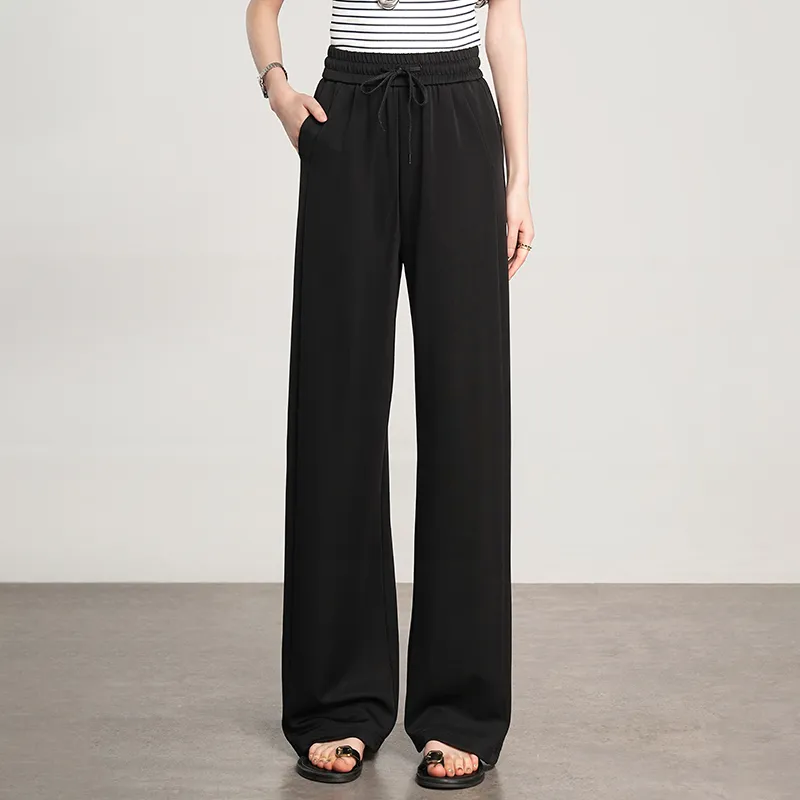 RUMMANDY Casual Pants Women's Black-4