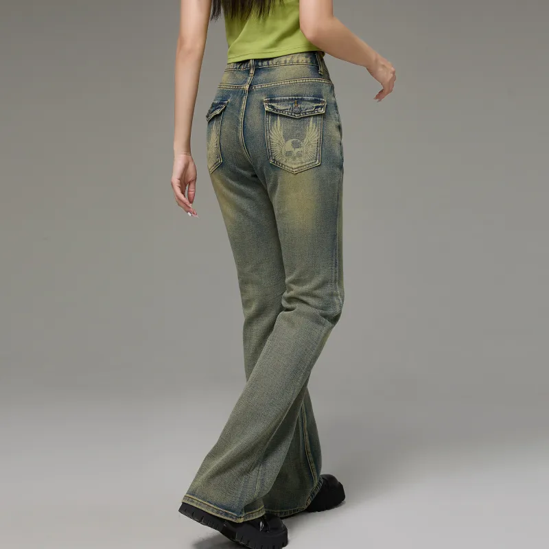 RUMMANDY Jeans Women's Bronze-3