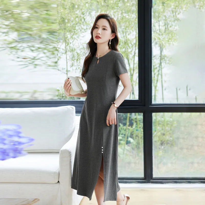 RUMMANDY Short Sleeved Dress Women's-5