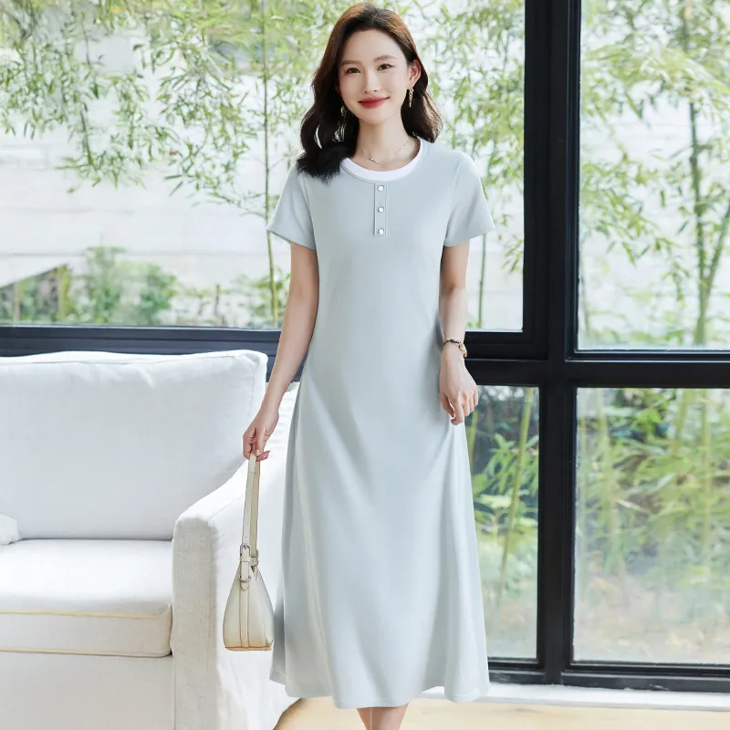 RUMMANDY Short Sleeved Dress Women's-6