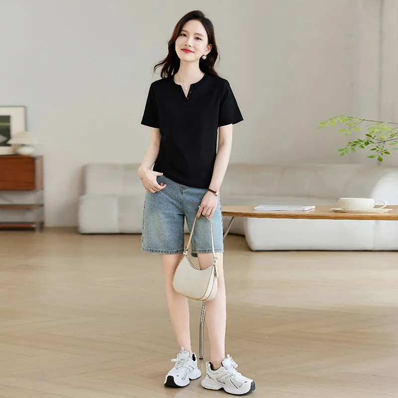 RUMMANDY Set in Sleeve T Shirt Women's-25