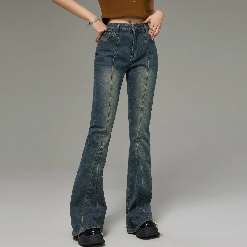 RUMMANDY Jeans Women's Dark Blue-2