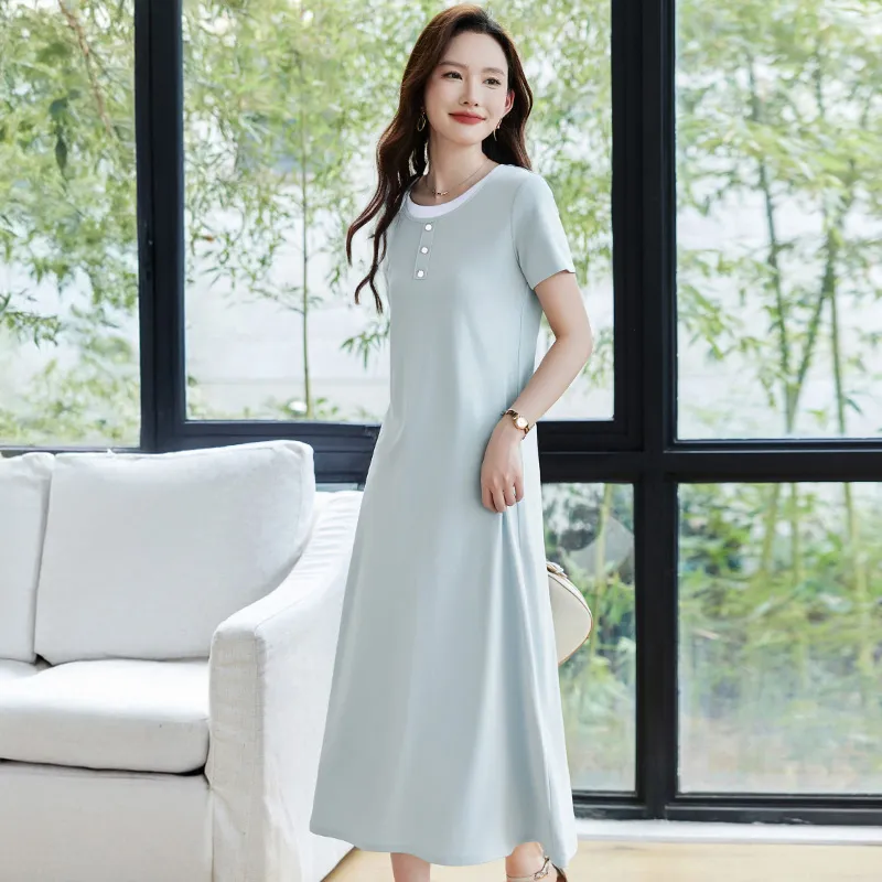 RUMMANDY Short Sleeved Dress Women's-5