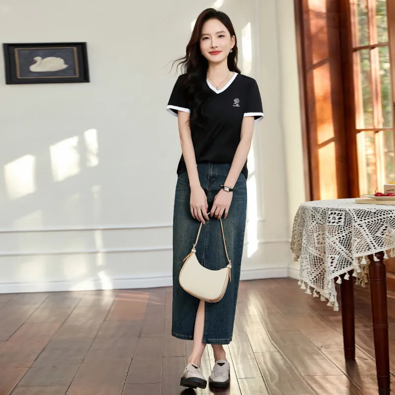 RUMMANDY Set in Sleeve T Shirt Women's-11
