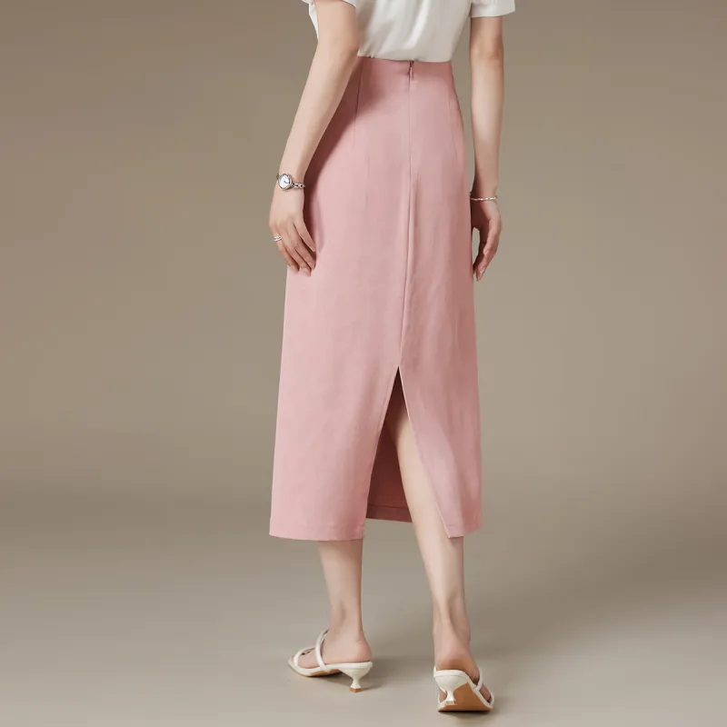 RUMMANDY Casual Long Skirts Women's-9