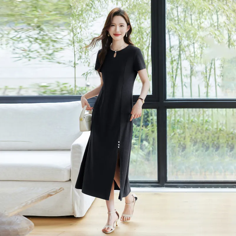 RUMMANDY Short Sleeved Dress Women's-11