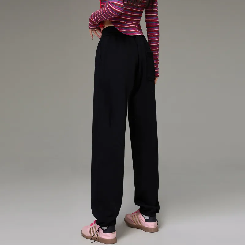 RUMMANDY Casual Pants Women's Black-3