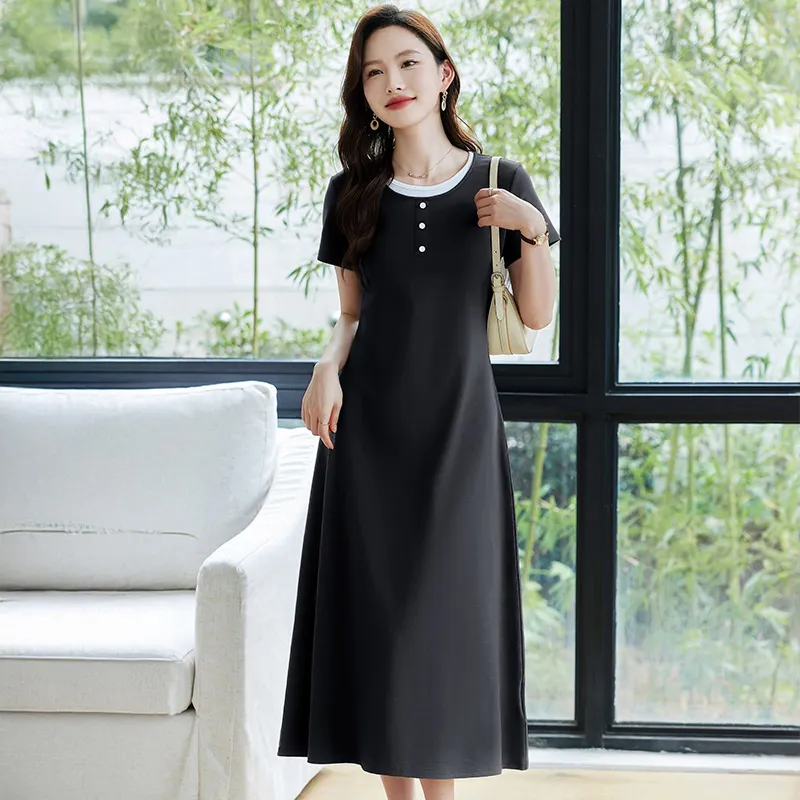 RUMMANDY Short Sleeved Dress Women's-19