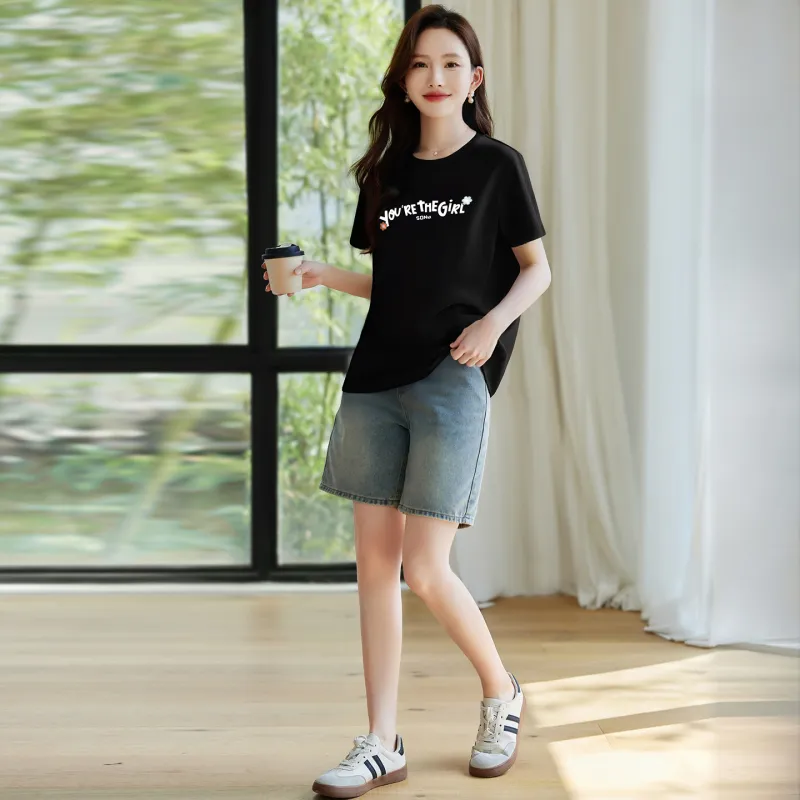 RUMMANDY Set in Sleeve T Shirt Women's-4
