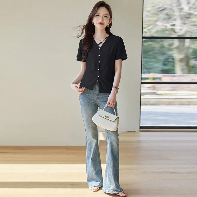 RUMMANDY Set in Sleeve T Shirt Women's-11