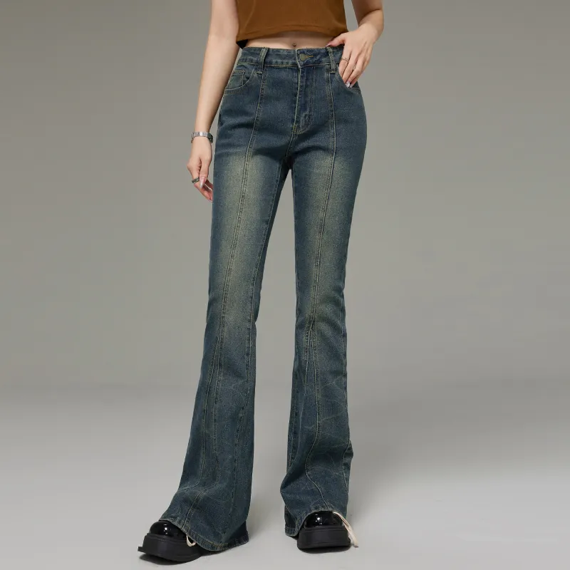 RUMMANDY Jeans Women's Dark Blue-5