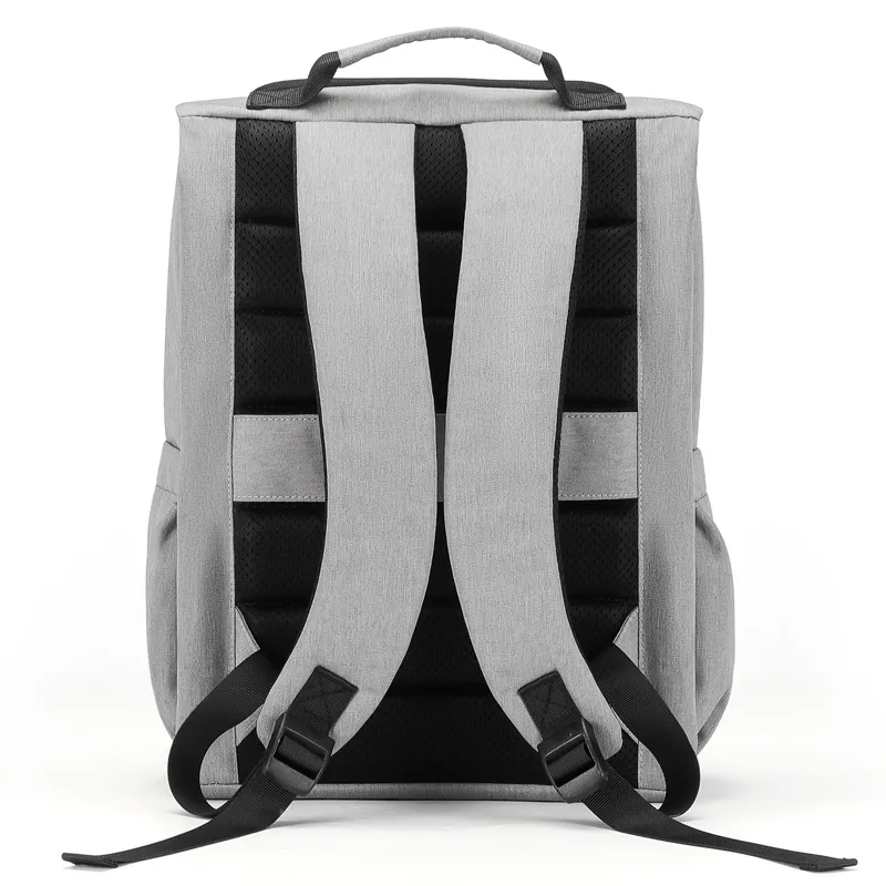 L&M Oxford Backpack Regular Unisex Gray/Black-3