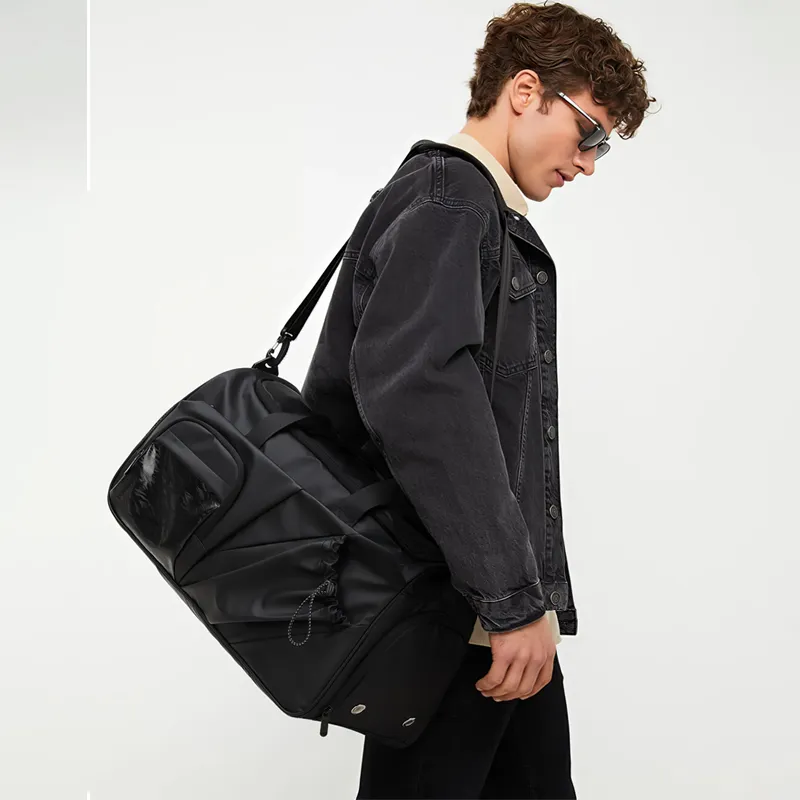 L&M Oxford Travel Bag Men's Cool Black-6