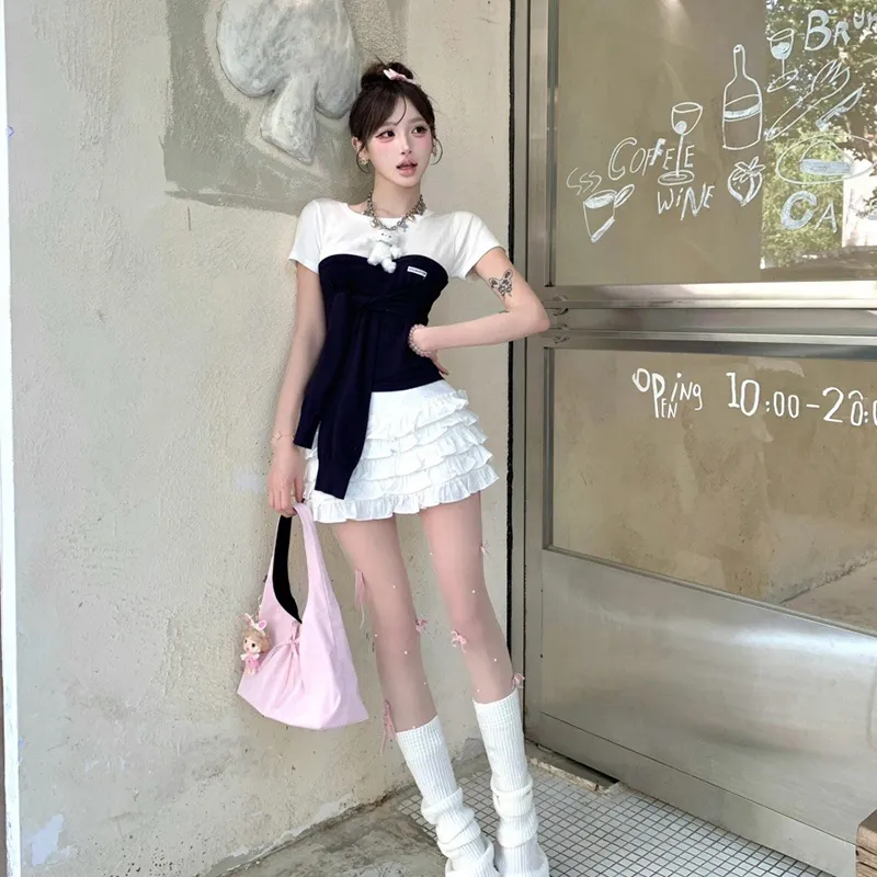 HUINIAN Two Piece Skirt Sets Women's-4