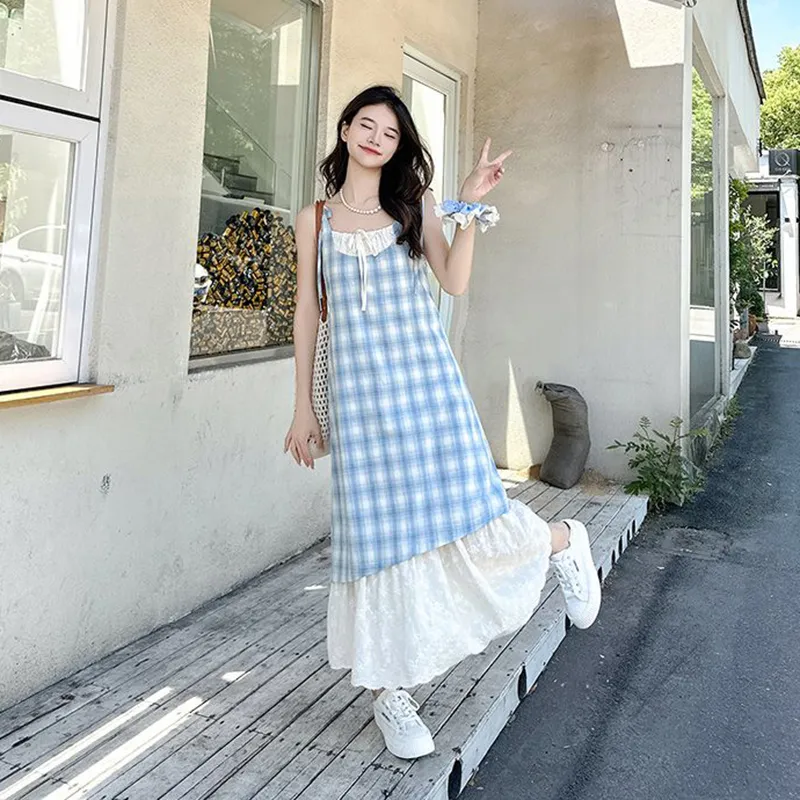 HUINIAN Slip Dresses Women's-3