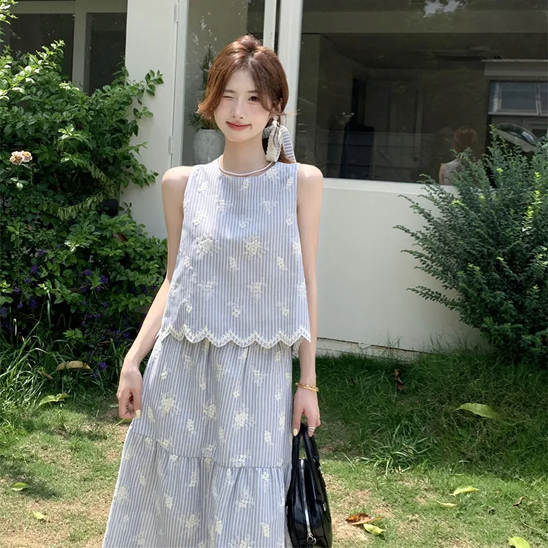 HUINIAN Two Piece Skirt Sets Women's-2
