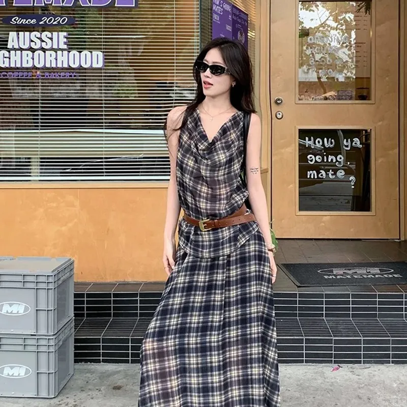 HUINIAN Two Piece Skirt Sets Women's-3
