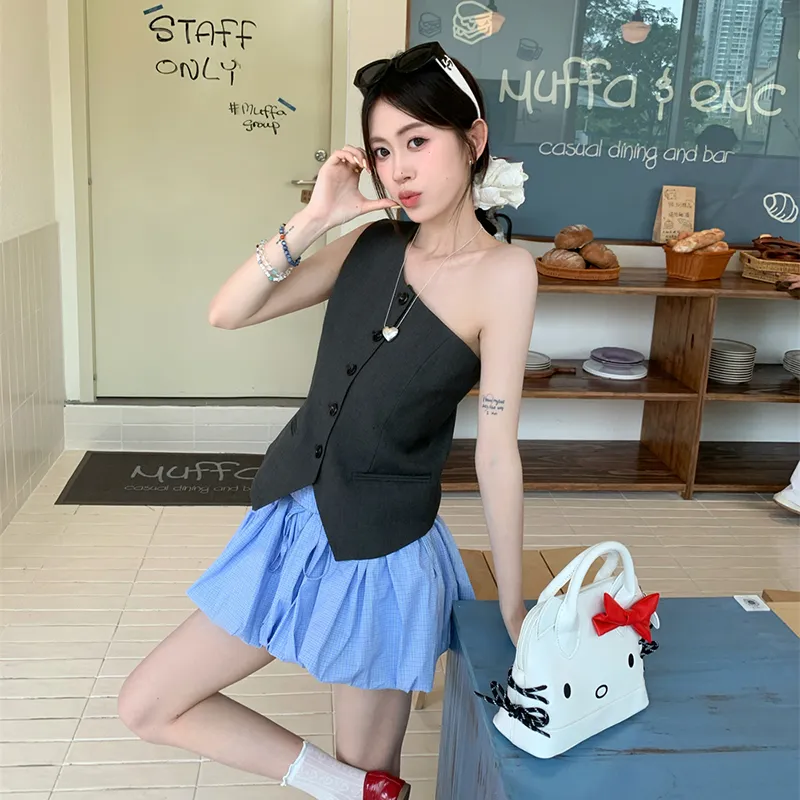 HUINIAN Two Piece Skirt Sets Women's-4