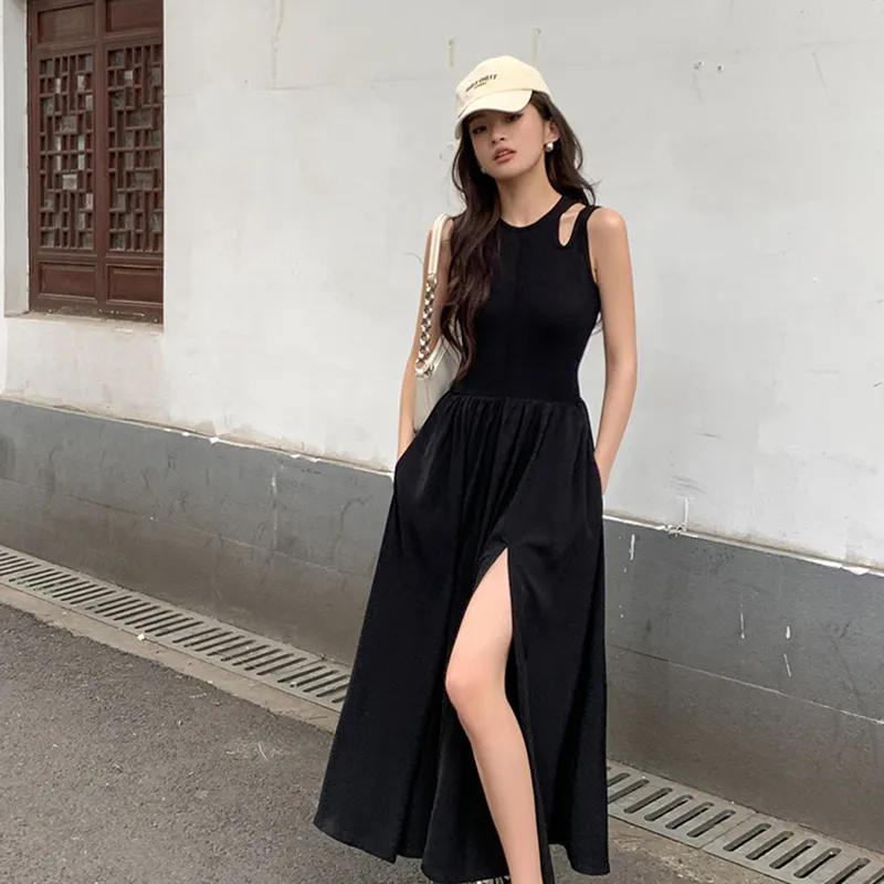 HUINIAN Sleeveless Dress Women's-3