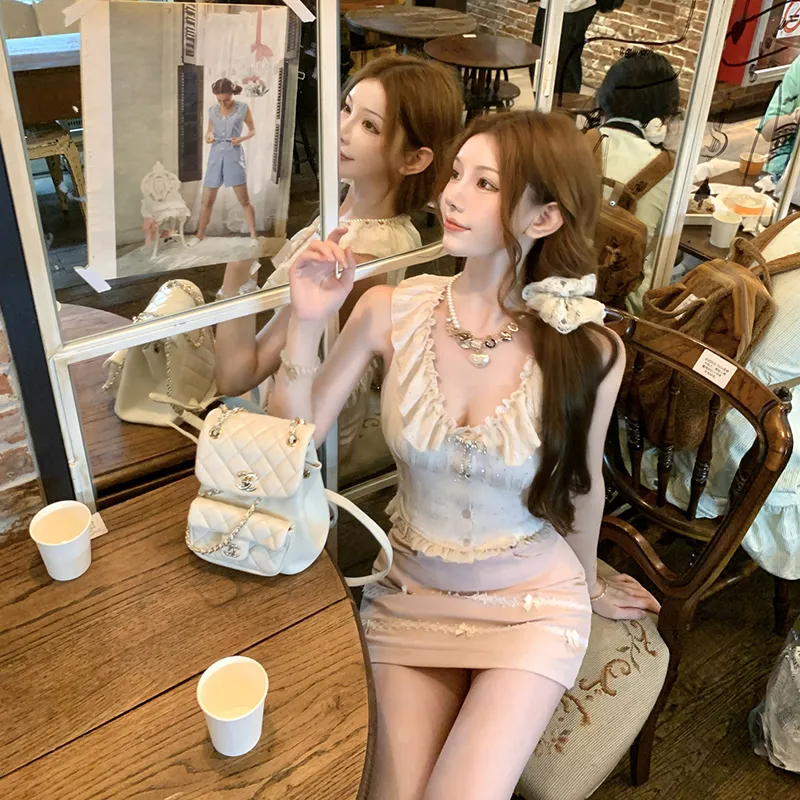 HUINIAN Two Piece Skirt Sets Women's-4