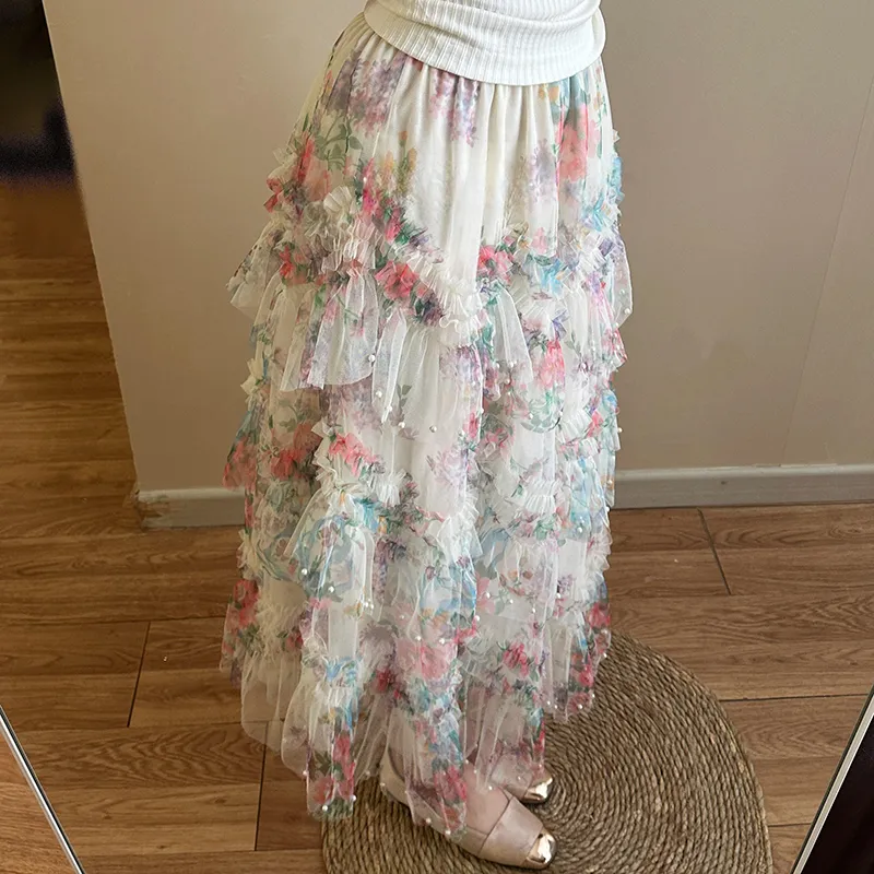 HUINIAN Casual Long Skirt Women's-2