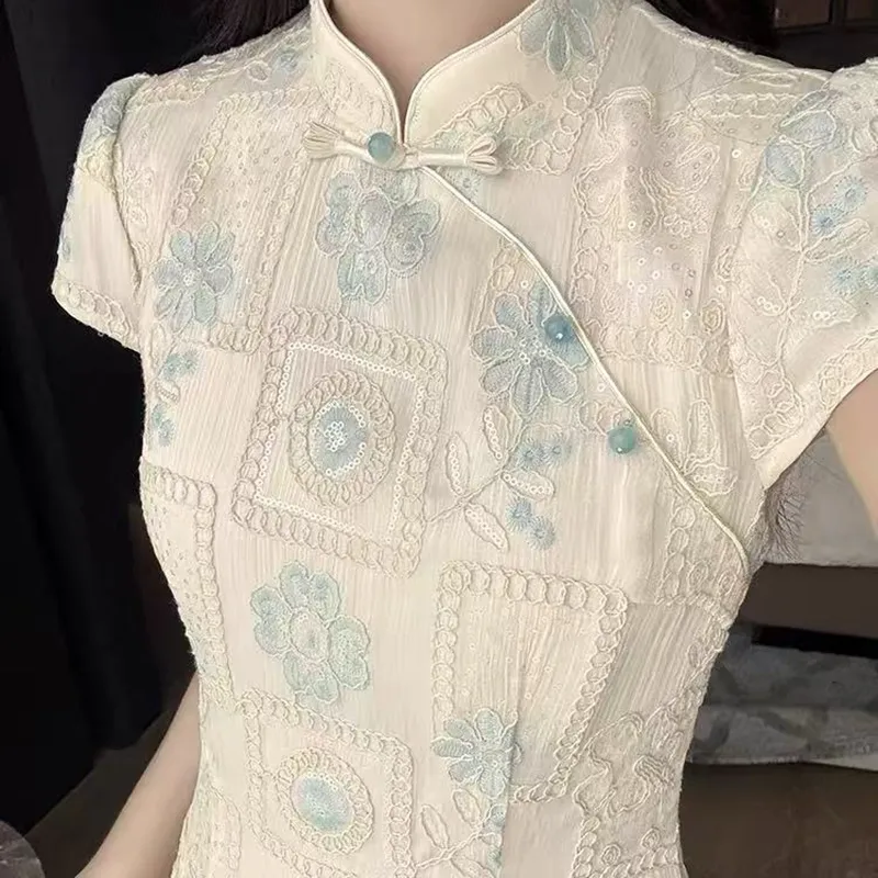 HUINIAN Short Sleeved Dress Women's-6