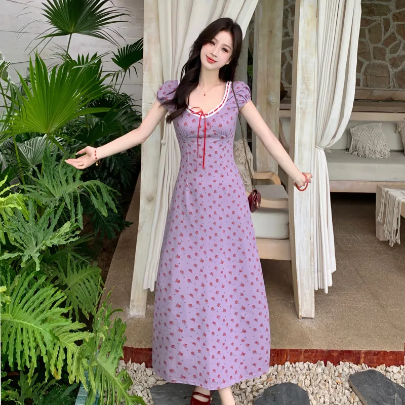 HUINIAN Short Sleeved Dress Women's-5